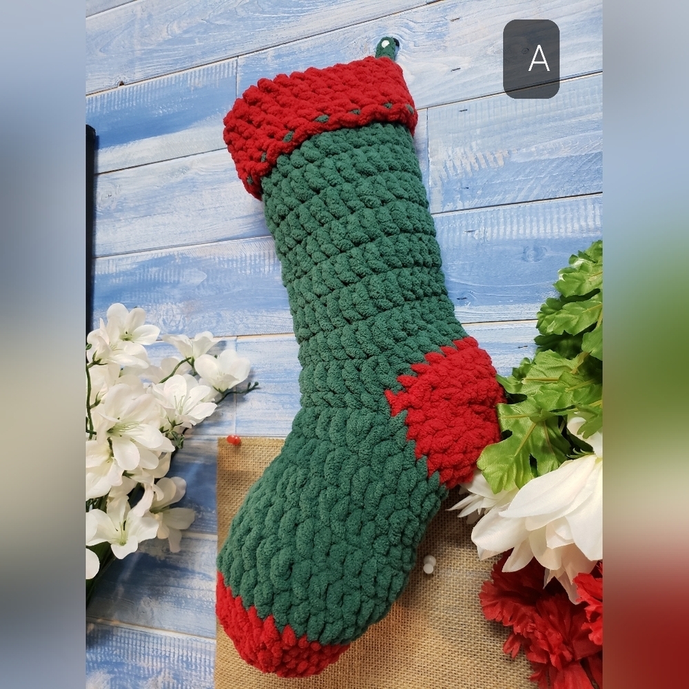 Christmas Stockings Crochet Handmade